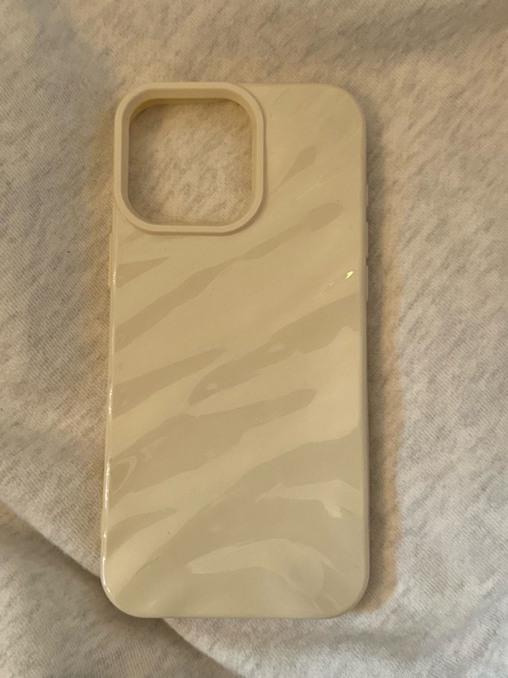 IPHONE 16 PRO MAX Amazon Cream White Zebra-Pattern Phone Case